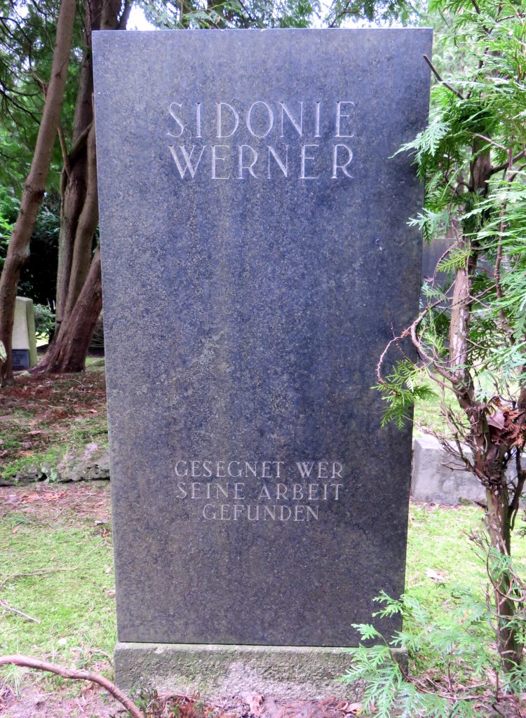 Sidonie Werner Causa de la muerte